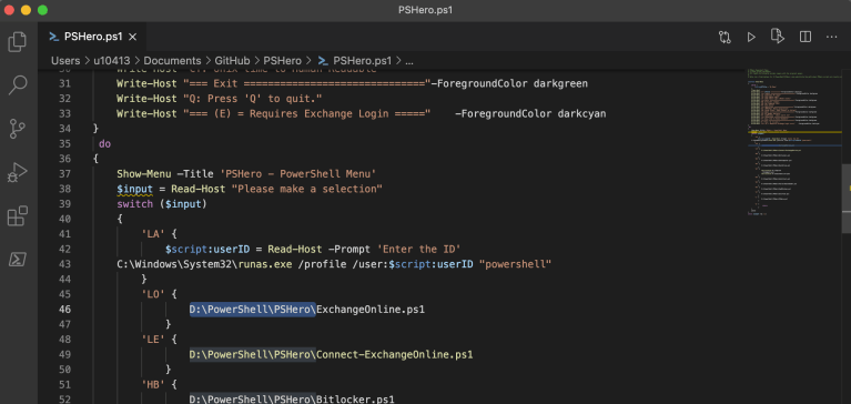 Getting Started with a PowerShell Menu – Baker Street Forensics